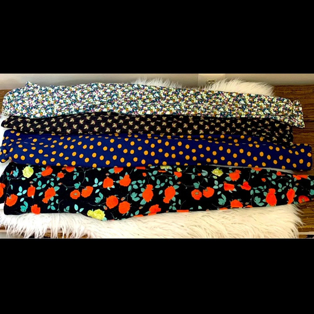 Lularoe Leggings 4 Pr- One Size NWOT